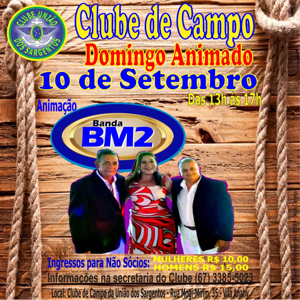 Domingo Animado no Clube de Campo 10/09/2023